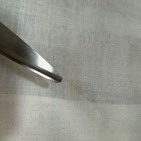 Vintage 70s Prairie Victorian Blouse Ruffle Ivory Collar Mock Medium M - Picture 5 of 7